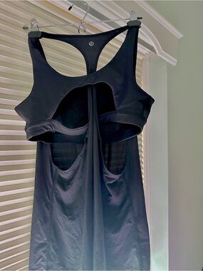 Lululemon Black Open-Back Tank Dress